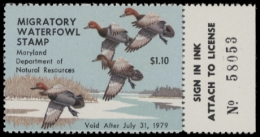 Picture of 1978 Maryland Duck Stamp MNH VF