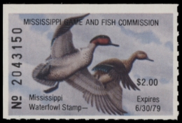 Picture of 1978 Mississippi Duck Stamp MNH VF