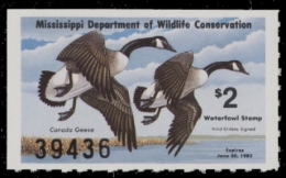 Picture of 1982 Mississippi Duck Stamp MNH VF