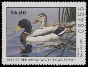 Picture of 1994 Nebraska Duck Stamp MNH VF