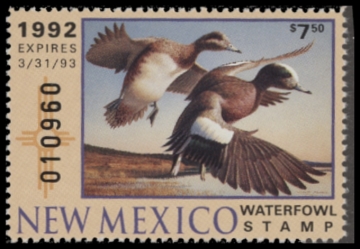 Picture of 1992 New Mexico Duck Stamp MNH VF