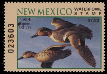 Picture of 1994 New Mexico Duck Stamp MNH VF