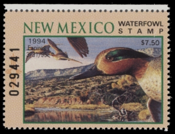 Picture of 1994 New Mexico Duck Stamp MNH VF