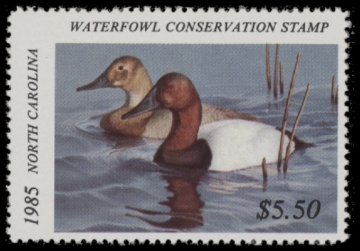 Picture of 1985 North Carolina Duck Stamp MNH VF