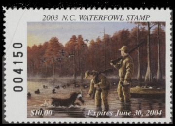 Picture of 2003 North Carolina Duck Stamp MNH VF