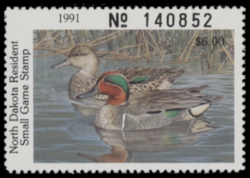 Picture of 1991 North Dakota Duck Stamp MNH VF