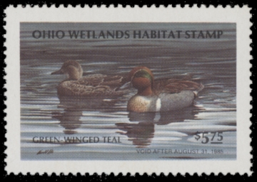 Picture of 1984 Ohio Duck Stamp MNH VF