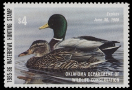 Picture of 1985 Oklahoma Duck Stamp MNH VF