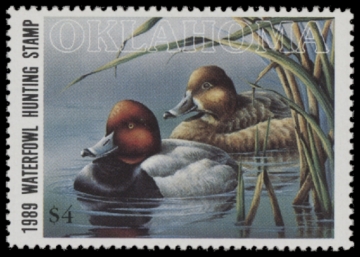 Picture of 1989 Oklahoma Duck Stamp MNH VF
