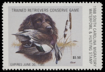 Picture of 1988 South Carolina Duck Stamp MNH VF