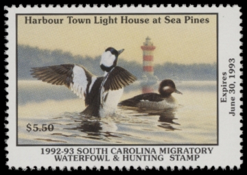 Picture of 1992 South Carolina Duck Stamp MNH VF