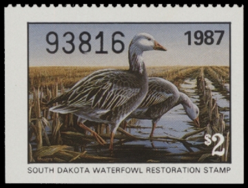 Picture of 1987 South Dakota Duck Stamp MNH VF