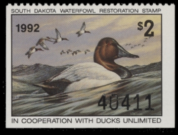 Picture of 1992 South Dakota Duck Stamp MNH VF