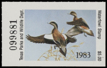 Picture of 1983 Texas Duck Stamp MNH VF