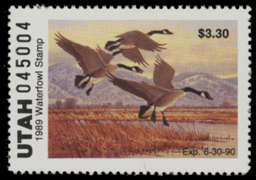 Picture of 1989 Utah Duck Stamp MNH VF