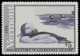 Picture of 1995 Vermont Duck Stamp MNH VF