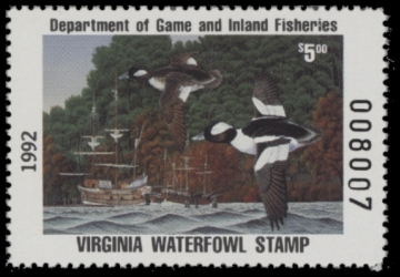 Picture of 1992 Virginia Duck Stamp MNH VF
