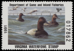 Picture of 1991 Virginia Duck Stamp MNH VF