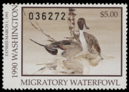 Picture of 1990 Washington Duck Stamp MNH VF