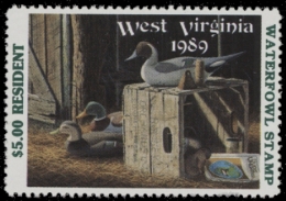 Picture of 1989 West Virginia Duck Stamp MNH VF