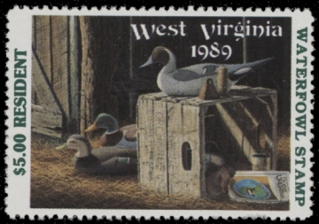 Picture of 1989 West Virginia Duck Stamp MNH VF