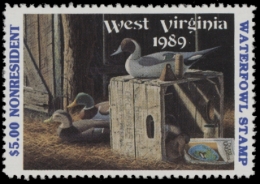 Picture of 1989 West Virginia Duck Stamp MNH VF