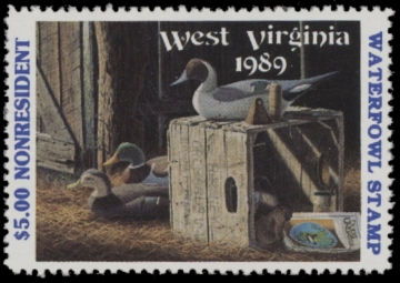 Picture of 1989 West Virginia Duck Stamp MNH VF