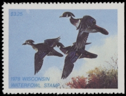 Picture of 1978 Wisconsin Duck Stamp - First of State MNH VF