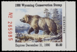 Picture of 1990 Wyoming Duck Stamp MNH VF