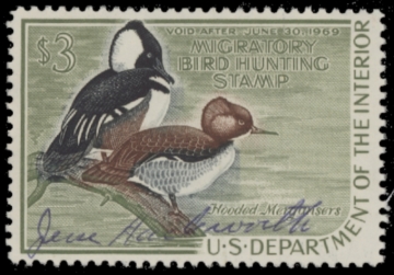 Picture of RW35 1968 Duck Stamp  Used F-VF
