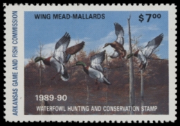 Picture of 1989 Arkansas Duck Stamp MNH VF