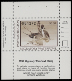 Picture of 1990 Washington Duck Stamp MNH VF