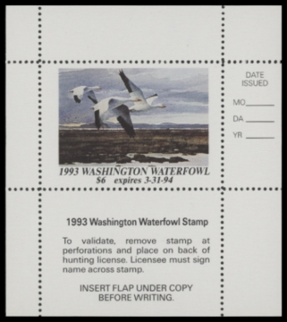 Picture of 1993 Washington Duck Stamp MNH VF
