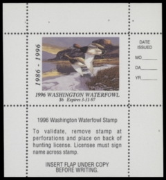 Picture of 1996 Washington Duck Stamp MNH VF