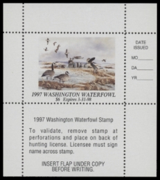 Picture of 1997 Washington Duck Stamp MNH VF