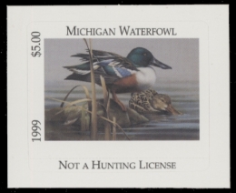 Picture of 1999 Michigan Duck Stamp MNH VF