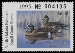 Picture of 1995 North Dakota Duck Stamp MNH VF