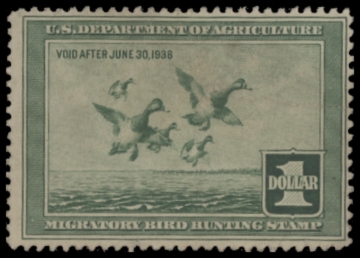 Picture of RW4 1937 Duck Stamp  MLH F-VF