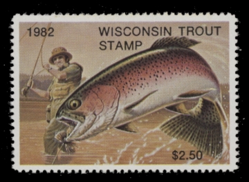Picture of 1982 Wisconsin Trout Stamp MNH VF