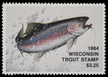 Picture of 1984 Wisconsin Trout Stamp MNH VF