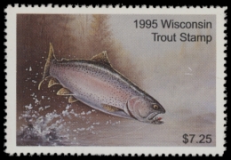 Picture of 1995 Wisconsin Trout Stamp MNH VF