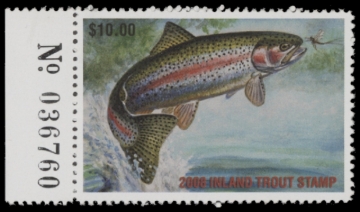 Picture of 2008 Wisconsin Trout Stamp MNH VF