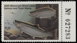 Picture of 2000 Wisconsin Great Lakes Salmon & Trout Stamp  MNH VF