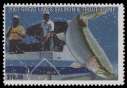 Picture of 2007 Wisconsin Great Lakes Salmon & Trout Stamp  MNH VF