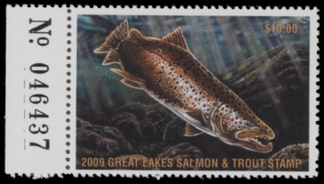 Picture of 2009 Wisconsin Great Lakes Salmon & Trout Stamp  MNH VF