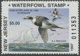 Picture of 1997 New Jersey Duck Stamp MNH VF
