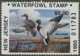 Picture of 1985 New Jersey NR Duck Stamp MNH VF