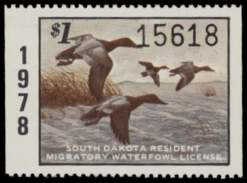 Picture of 1978 South Dakota Duck Stamp MNH VF