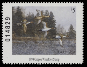 Picture of 1994 Oregon Duck Stamp MNH VF