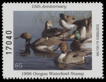 Picture of 1998 Oregon Duck Stamp MNH VF